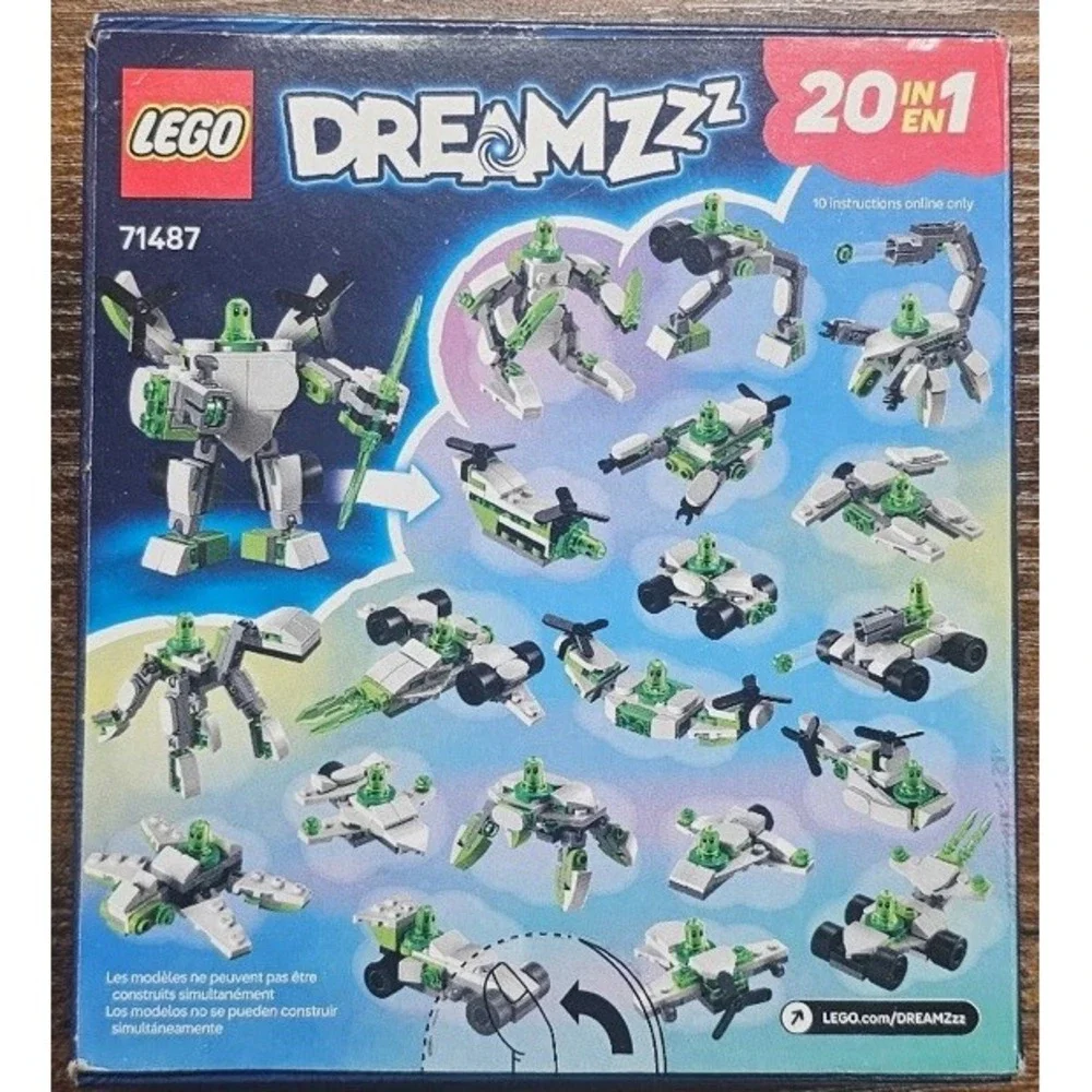 LEGO Dreamzzz: Z-Blob's Robot and Vehicle Adventures 121 Pcs 20 In 1 71487 New